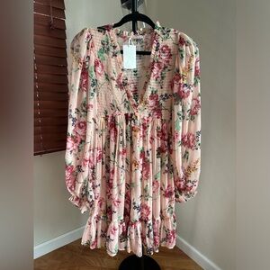 ByTiMo Floral Long Sleeve Dress
